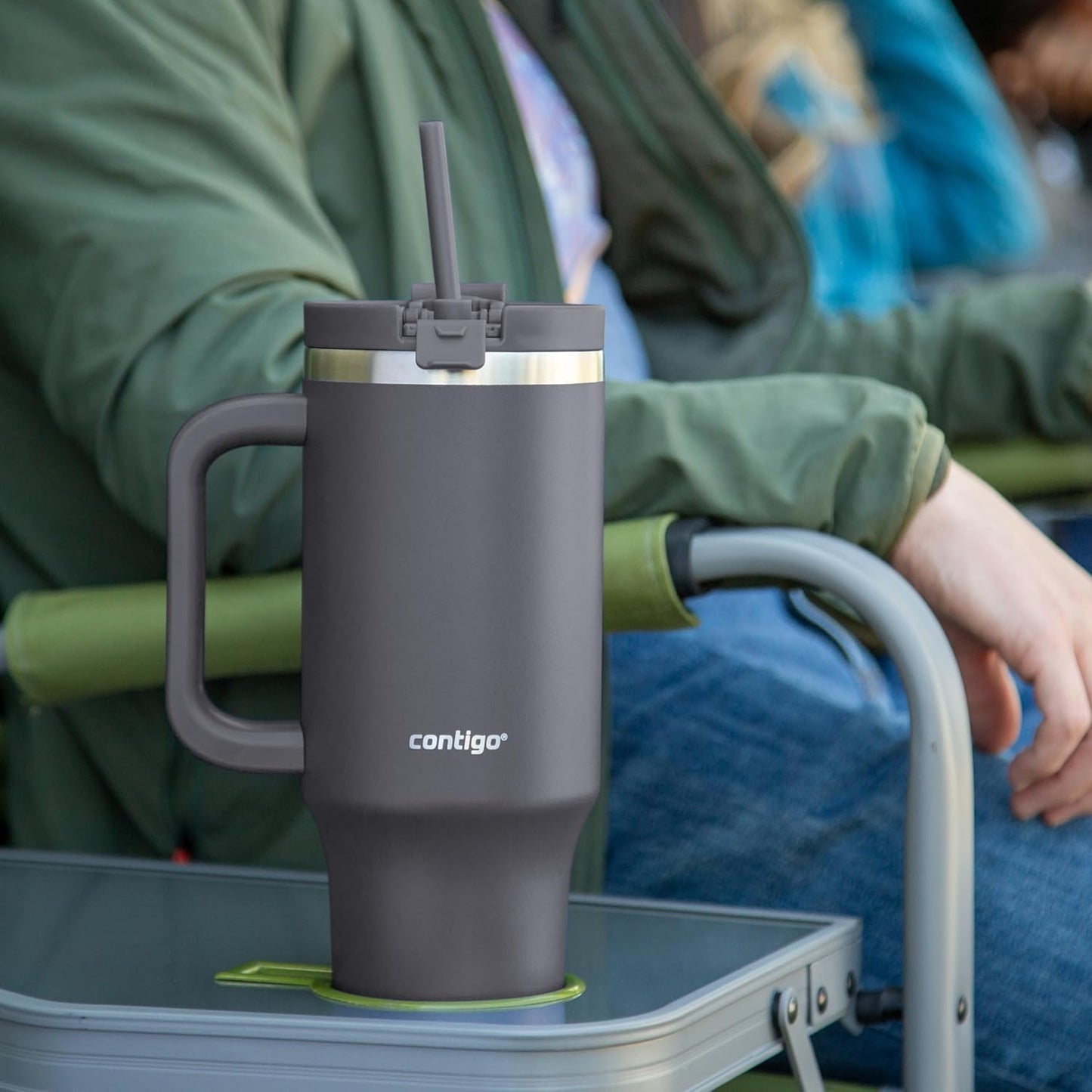 Contigo Streeterville 40oz Tumbler, Stainless Steel Vacuum Insulated, Leak-Proof, Cold for 29 Hours, Reef