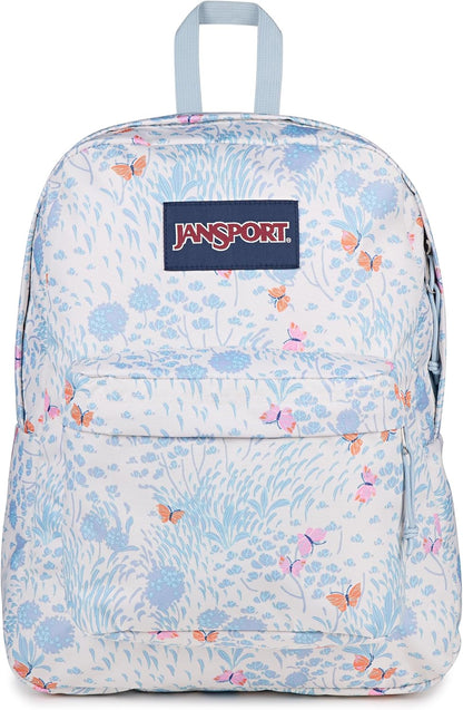 JanSport SuperBreak One Backpacks - Durable, Lightweight Bookbag with 1 Main Compartment, Front Utility Pocket with Built-in Organizer - Premium Backpack, Black - Colors B