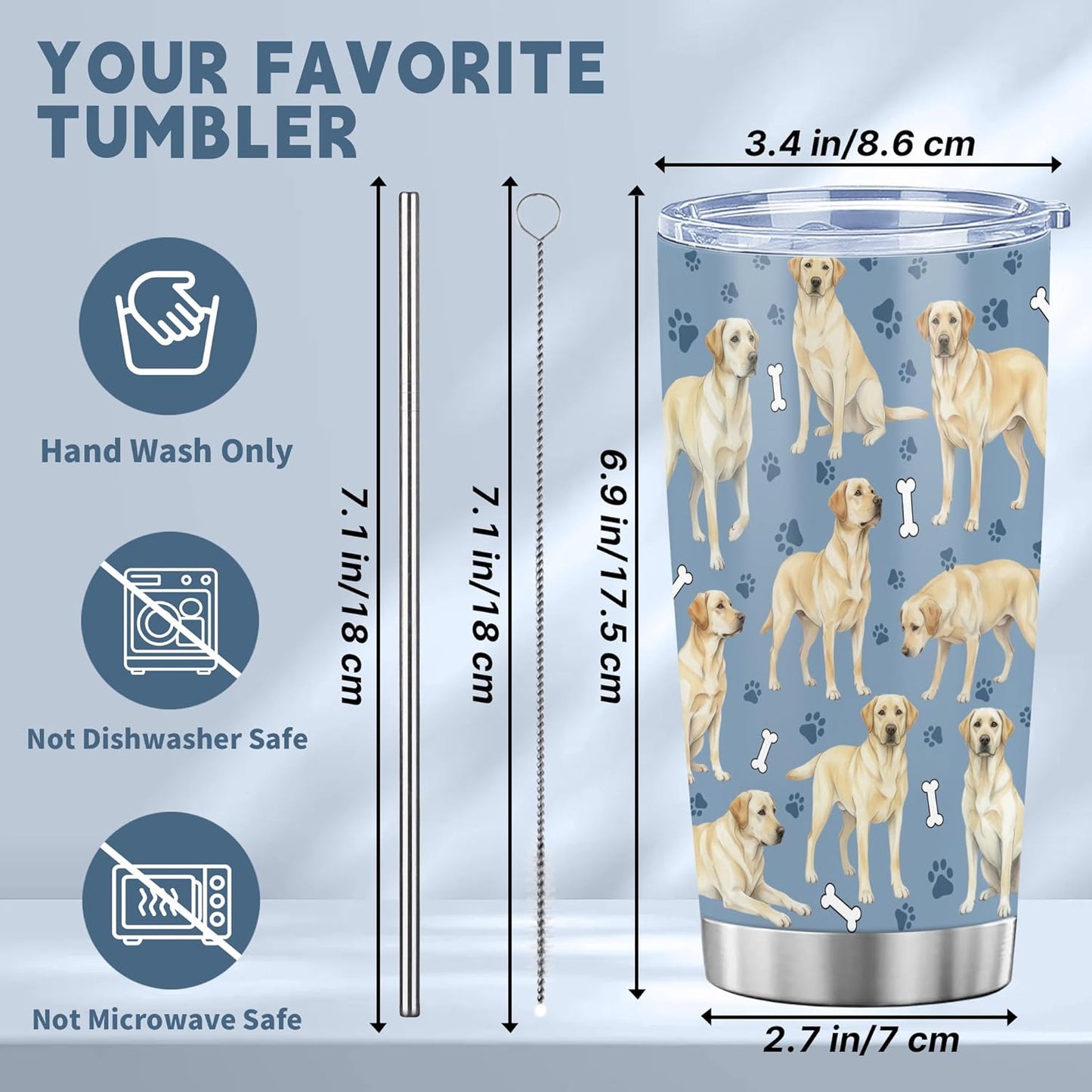 Beagle Gifts for Women Men, 40oz Stainless Steel Insulated Tumbler Travel Cup Mug, Funny and Unique Beagle Gifts for Dog Lover - Colors A