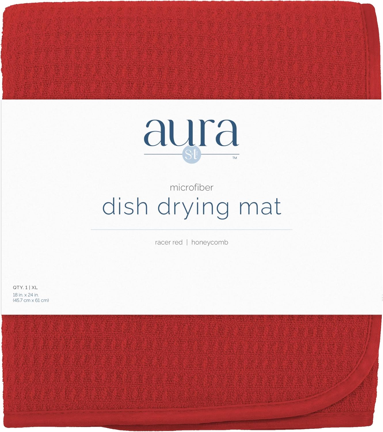 S&T INC. Dish Drying Mat XL, 18” x 24”, Absorbent Microfiber Kitchen Counter Mat, Dish Drying Pad for Dishes, Utensils, Pots and Pans, Extra Large, Charcoal