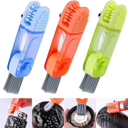 XANGNIER 4 in 1 Cup Lid Gap Cleaning Brush Set,Multifunctional Water Bottle Lid Cleaner Brush,3 Pack Water Bottle Crevice Cleaning Tool,Tumbler Lid Cleaner Brush for Stanley/YETI Cup,Kitchen Gadgets