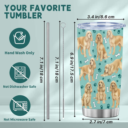 Beagle Gifts for Women Men, 40oz Stainless Steel Insulated Tumbler Travel Cup Mug, Funny and Unique Beagle Gifts for Dog Lover - Colors A