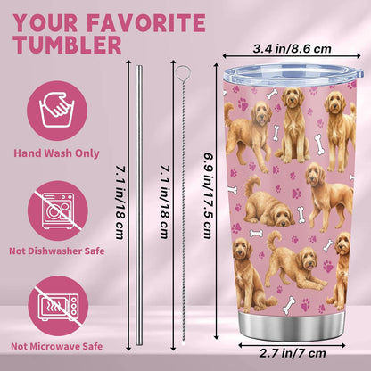 Beagle Gifts for Women Men, 40oz Stainless Steel Insulated Tumbler Travel Cup Mug, Funny and Unique Beagle Gifts for Dog Lover - Colors B
