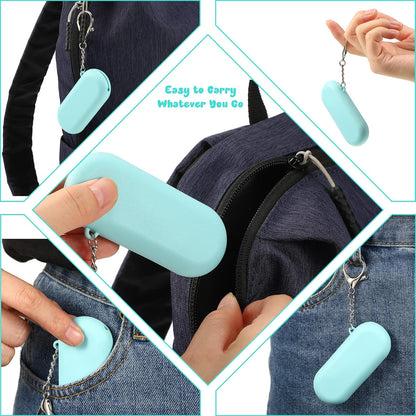 Meanplan 4 Sets Cruise Ship Essentials,4 Set Silicone Straws with Case Reusable Silicone Portable Drinking Straw Set for Party Travel Cold or Hot with 4 Carry Case, 4 Cleaning Brushes (Classic Color)