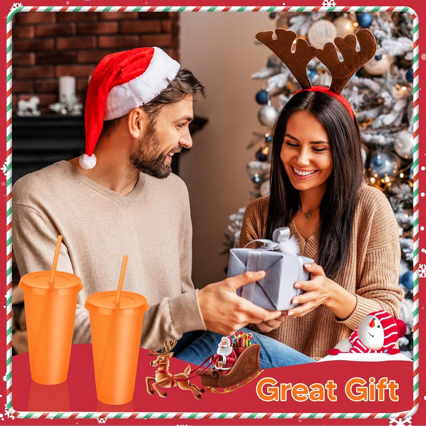 24 Pack Plastic Tumblers with Lids and Straw, Reusable Cups with Lids and Straws Colorful Cups for Cold Drink Iced Coffee, Plastic Tumbler Bulk for Party Birthday Gifts (24 oz, Stylish Colors)