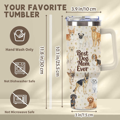 Beagle Gifts for Women Men, 40oz Stainless Steel Insulated Tumbler Travel Cup Mug, Funny and Unique Beagle Gifts for Dog Lover - Colors A