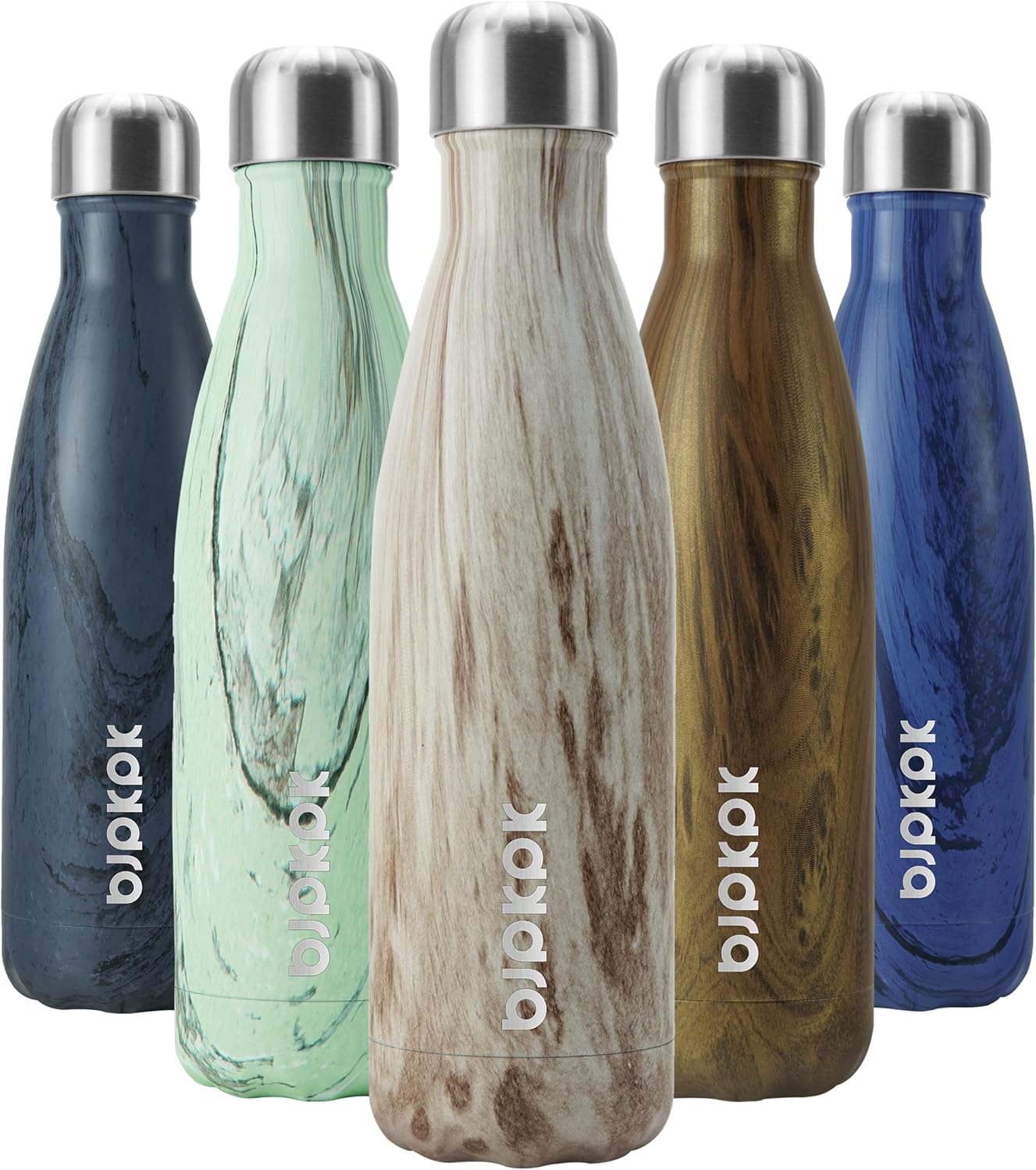 BJPKPK Insulated Water Bottle 12oz Small Stainless Steel Water Bottles Reusable Metal Thermal Keep Cold and Hot,Dreamy Purple - Colors B