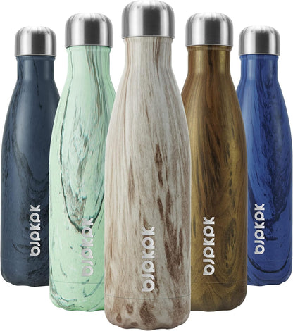 BJPKPK Insulated Water Bottle 12oz Small Stainless Steel Water Bottles Reusable Metal Thermal Keep Cold and Hot,Dreamy Purple - Colors B