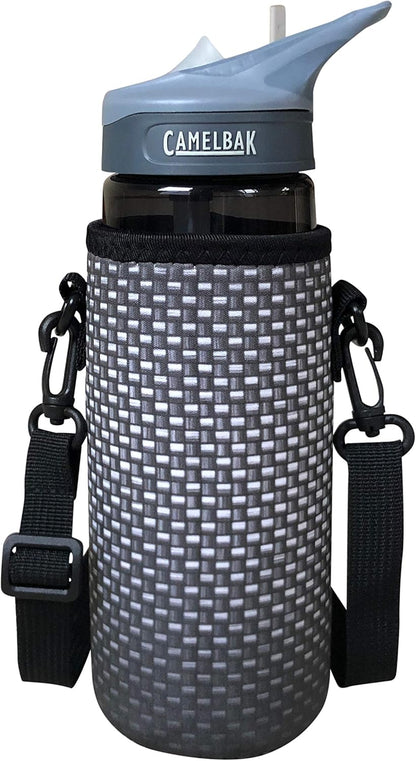 24-30oz 750ml Water Bottle Carrier with Shoulder Strap, Water Bottle Insulator - Midnight Mums