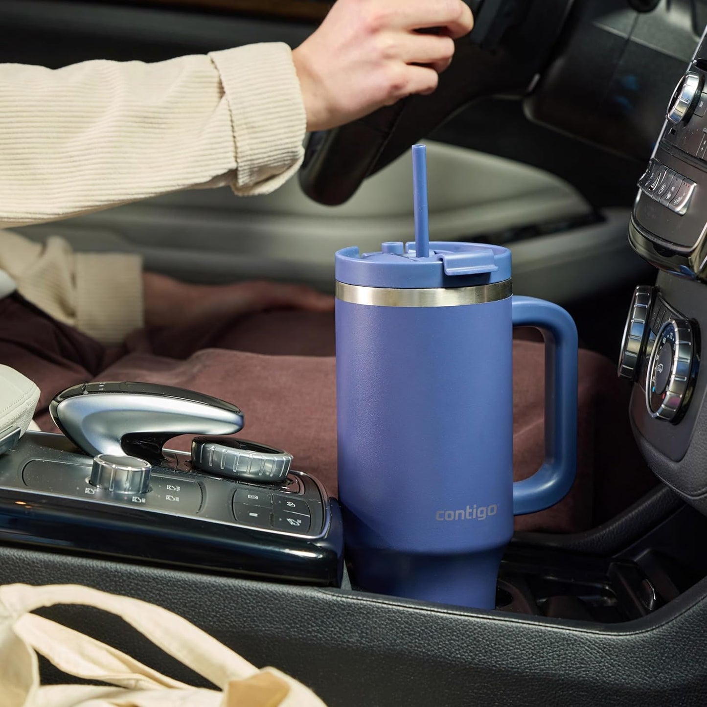 Contigo Streeterville 40oz Tumbler, Stainless Steel Vacuum Insulated, Leak-Proof, Cold for 29 Hours, Reef