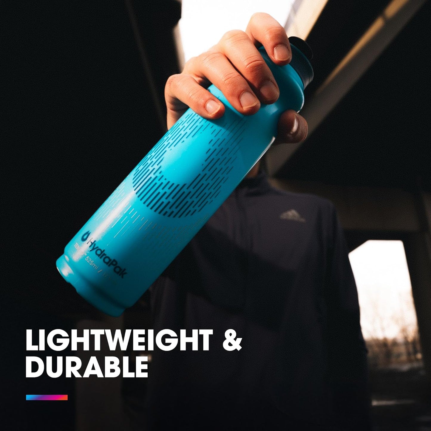 HydraPak Tempo Bottle 3-Pack - Handheld Running Water Bottle (400ml) - Made For Runners, Marathon Training & Race Day, Perfect For Hydration, Electrolyte and Nutrition Mixes