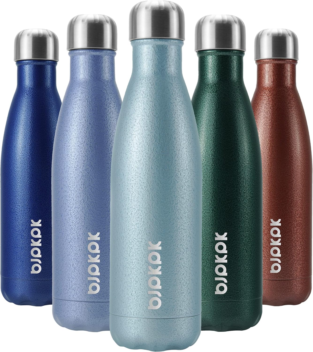 BJPKPK Insulated Water Bottle 12oz Small Stainless Steel Water Bottles Reusable Metal Thermal Keep Cold and Hot,Dreamy Purple - Colors A
