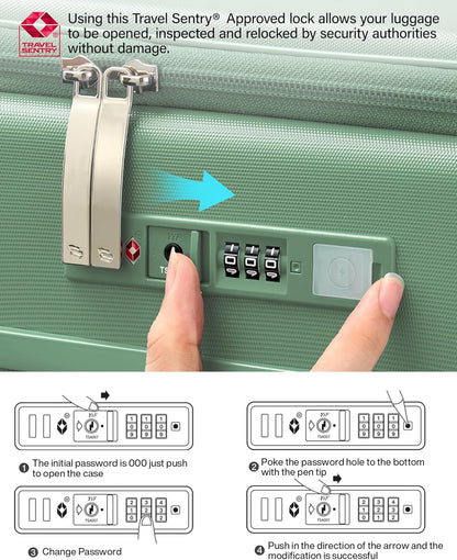 Hanke 20 Inch Expandable Carry On Luggage with Cup Holder 22x14x9 Airline Approved, Top Opening Hard Shell Suitcases with Wheels, Carry-On Travel Suitcase Trunk Luggage with Lock, Smoke White