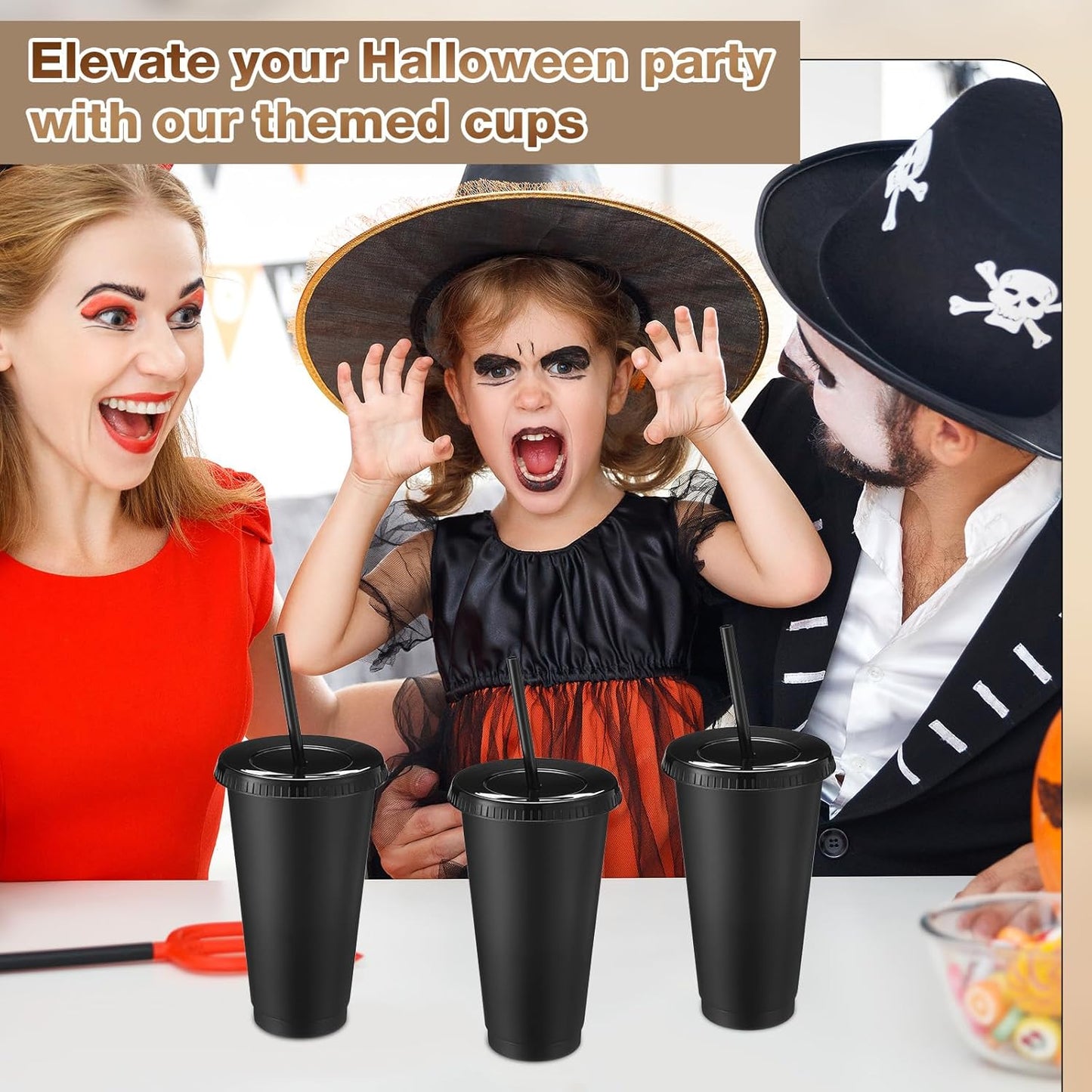 Honeydak 15 Pack Tumbler with Straw and Lid Bulk Cups for Gifts Water Bottle Iced Coffee Travel Mug Cup Reusable Plastic Tumblers for Party Birthdays 24-27 oz (Solid Color)