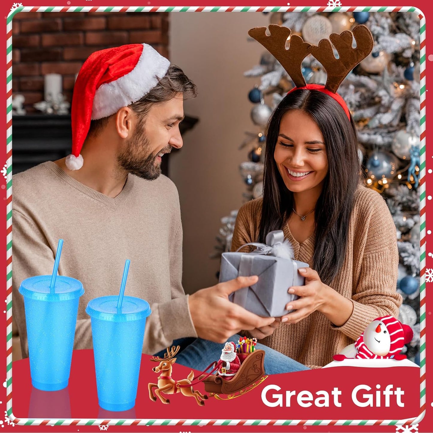 24 Pack Plastic Tumblers with Lids and Straw, Reusable Cups with Lids and Straws Colorful Cups for Cold Drink Iced Coffee, Plastic Tumbler Bulk for Party Birthday Gifts (24 oz, Stylish Colors)