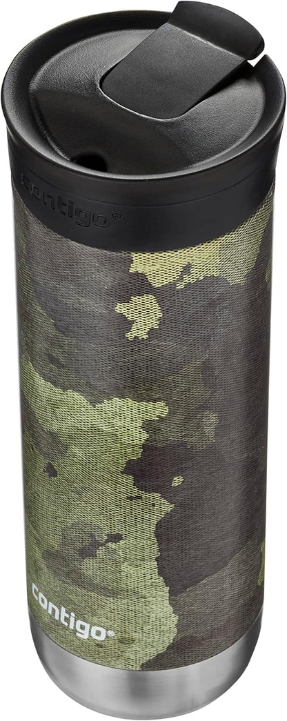 Contigo HuronTravel Mug Screw Cap Stainless Steel Drinking Cup