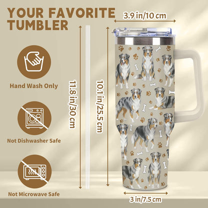Beagle Gifts for Women Men, 40oz Stainless Steel Insulated Tumbler Travel Cup Mug, Funny and Unique Beagle Gifts for Dog Lover - Colors A