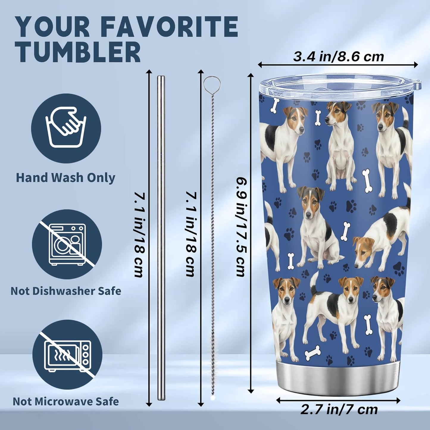 Beagle Gifts for Women Men, 40oz Stainless Steel Insulated Tumbler Travel Cup Mug, Funny and Unique Beagle Gifts for Dog Lover - Colors B