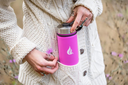 HYDRO CELL Stainless Steel Insulated Water Bottle with Straw - For Cold & Hot Drinks - Metal Vacuum Flask with Screw Cap and Modern Leakproof Sport Thermos for Adults (Neon 18oz)