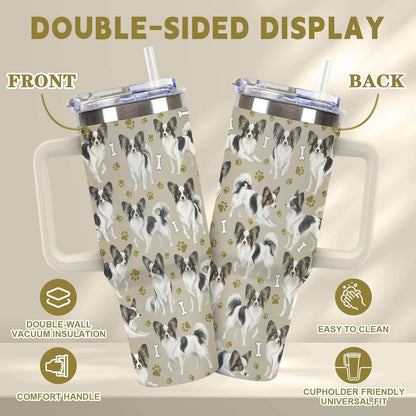 Beagle Gifts for Women Men, 40oz Stainless Steel Insulated Tumbler Travel Cup Mug, Funny and Unique Beagle Gifts for Dog Lover - Colors B