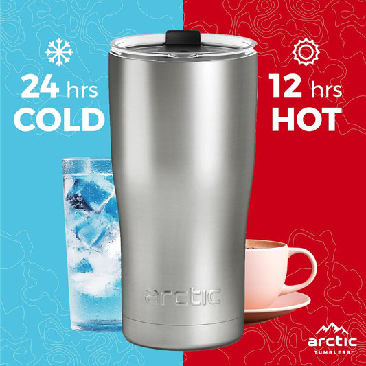 | 30 oz Tuscan Sun Insulated Tumbler with Straw & Cleaner - Retains Temperature up to 24hrs - Non-Spill Splash Proof Lid, Double Wall Vacuum Technology, BPA Free & Built to Last