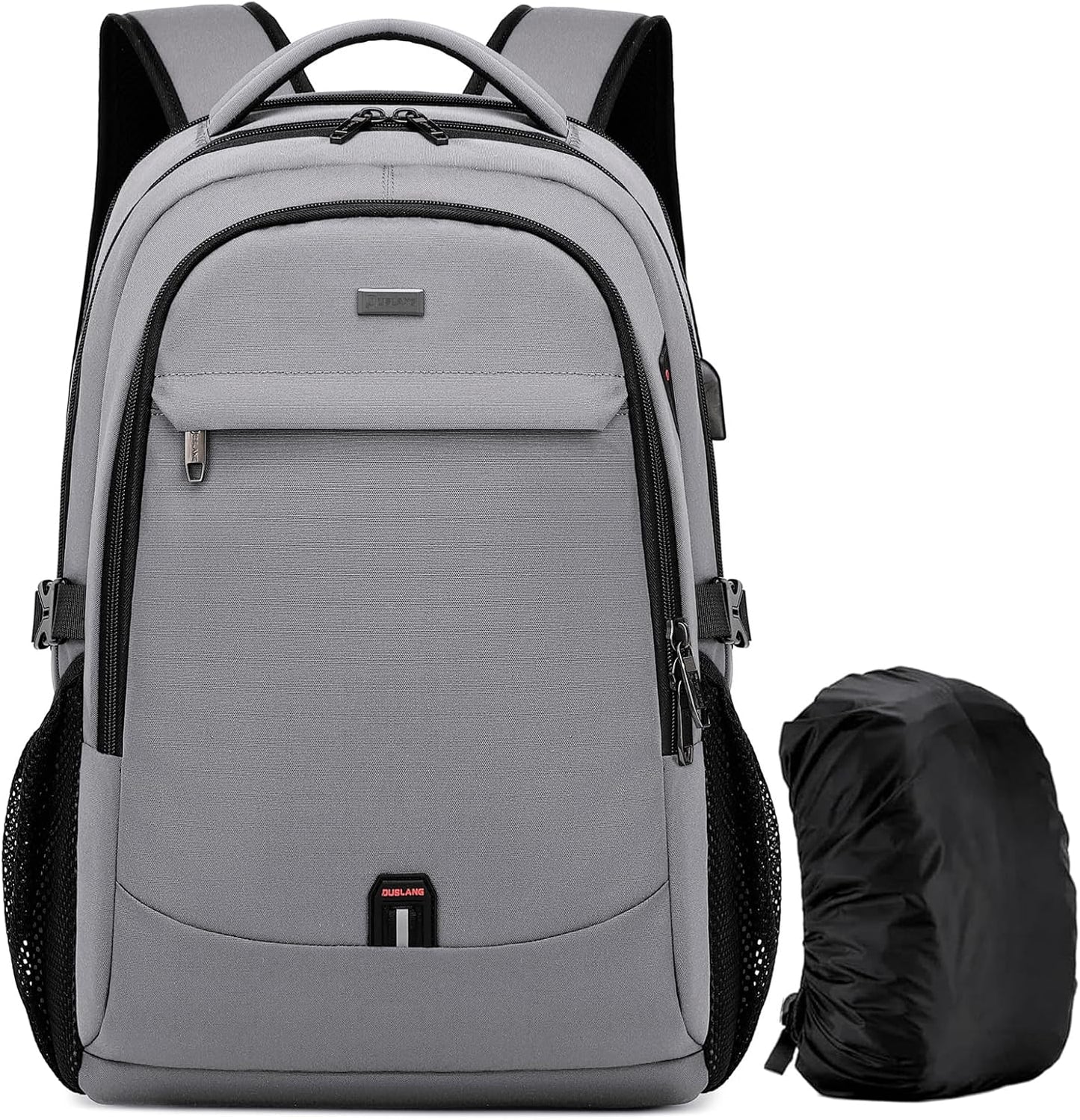 DUSLANG 17 Inch Laptop Backpack for Travel Water Resistant College Backpack for Men/Women Laptop Bag with USB Charging Port,Black - Colors B
