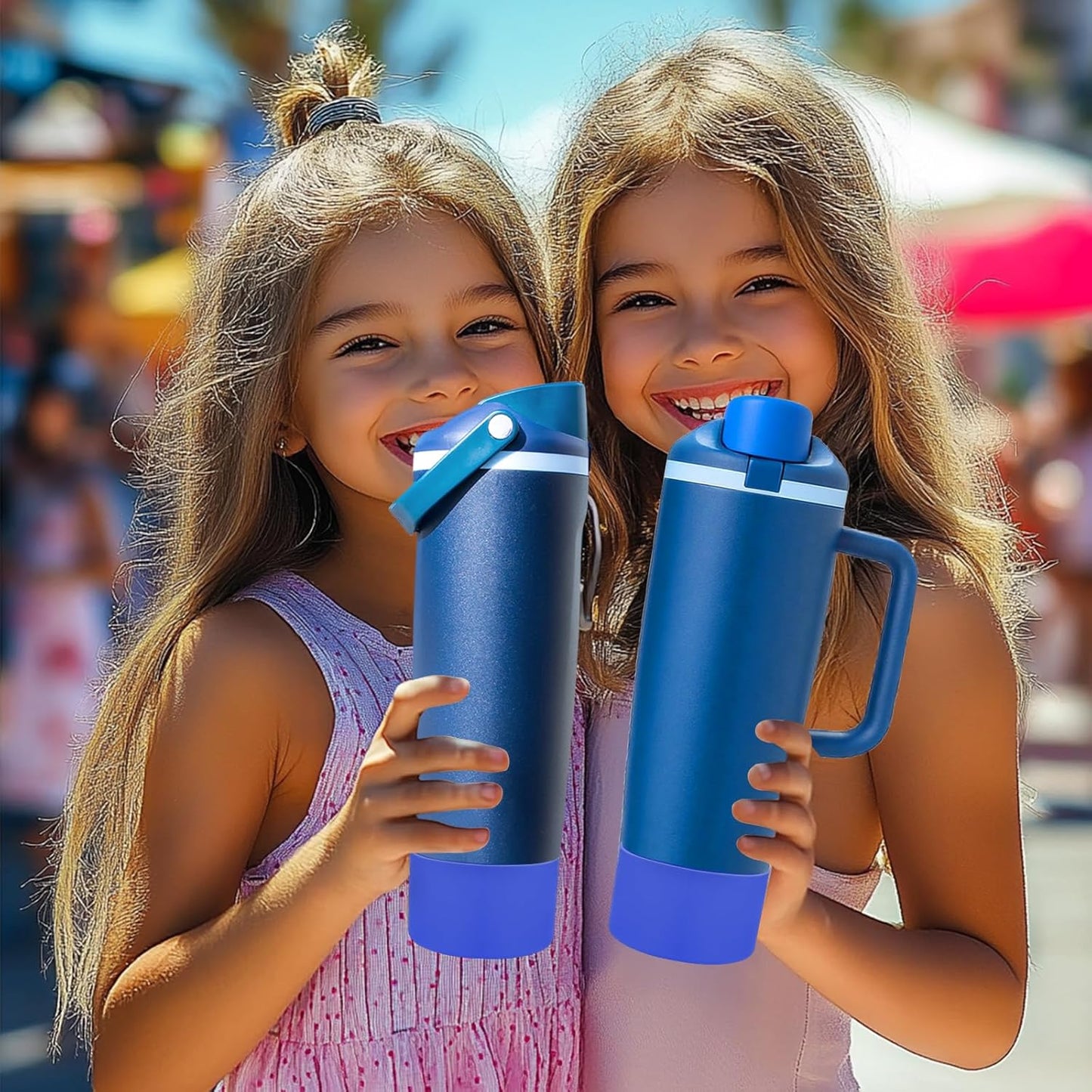 Mity rain 2PCS Protective Silicone Boots for Owala 30oz & 40oz FreeSip Sway Bottles & Tumblers - Accessories for owala, Enhances Stability & Prevents Scratches(Black Cherry)