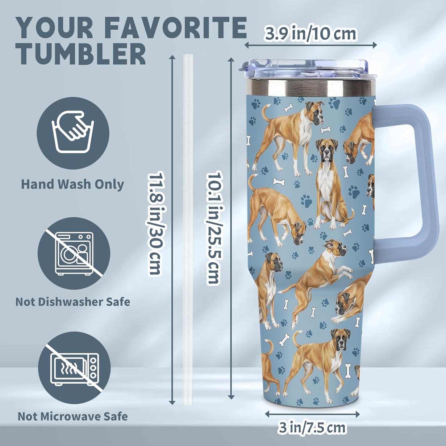 Beagle Gifts for Women Men, 40oz Stainless Steel Insulated Tumbler Travel Cup Mug, Funny and Unique Beagle Gifts for Dog Lover - Colors A