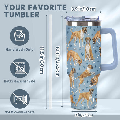 Beagle Gifts for Women Men, 40oz Stainless Steel Insulated Tumbler Travel Cup Mug, Funny and Unique Beagle Gifts for Dog Lover - Colors A