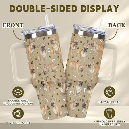 Beagle Gifts for Women Men, 40oz Stainless Steel Insulated Tumbler Travel Cup Mug, Funny and Unique Beagle Gifts for Dog Lover - Colors B