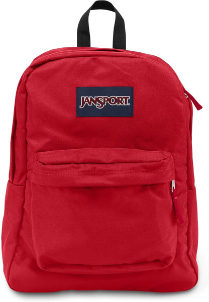 JanSport SuperBreak One Backpacks - Durable, Lightweight Bookbag with 1 Main Compartment, Front Utility Pocket with Built-in Organizer - Premium Backpack, Black - Colors A