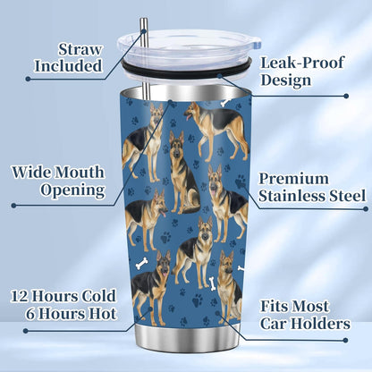 Beagle Gifts for Women Men, 40oz Stainless Steel Insulated Tumbler Travel Cup Mug, Funny and Unique Beagle Gifts for Dog Lover - Colors A