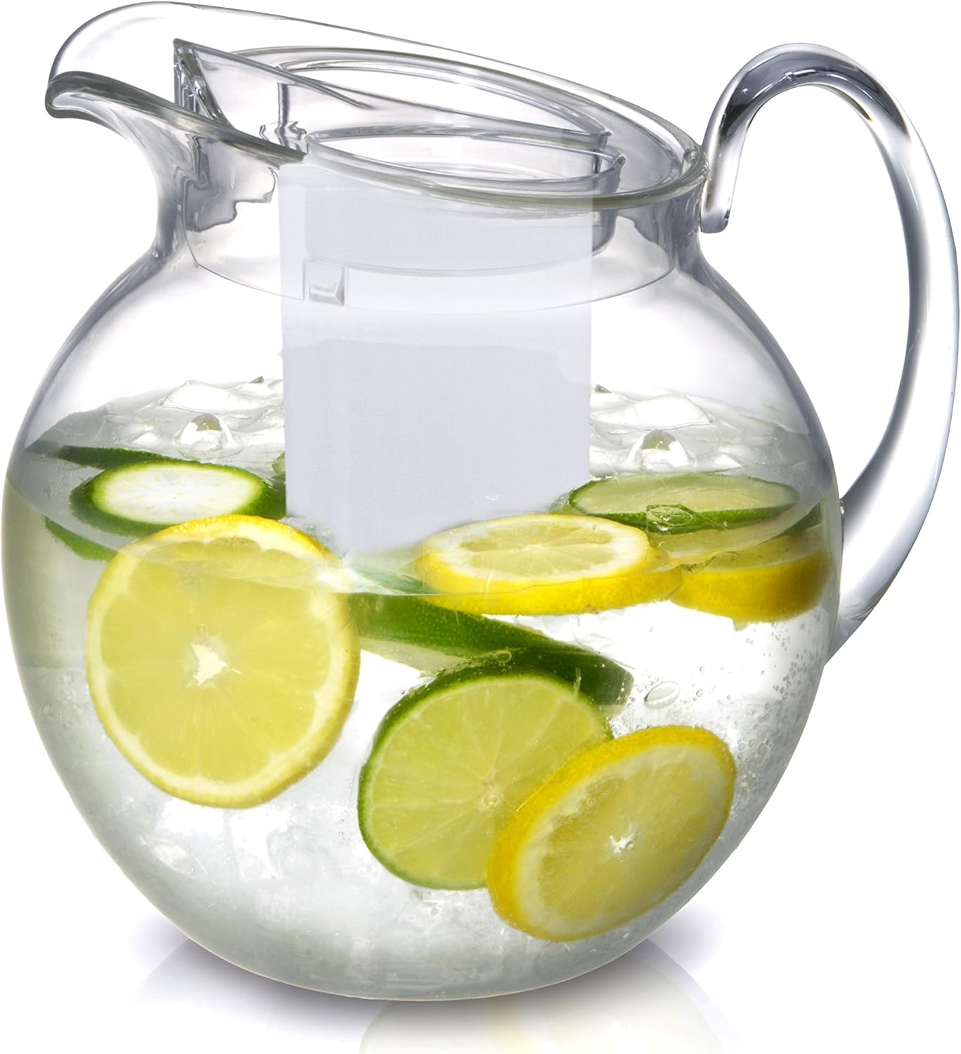 Prodyne Fruit Infusion Flavor Pitcher, Clear, 93 oz.