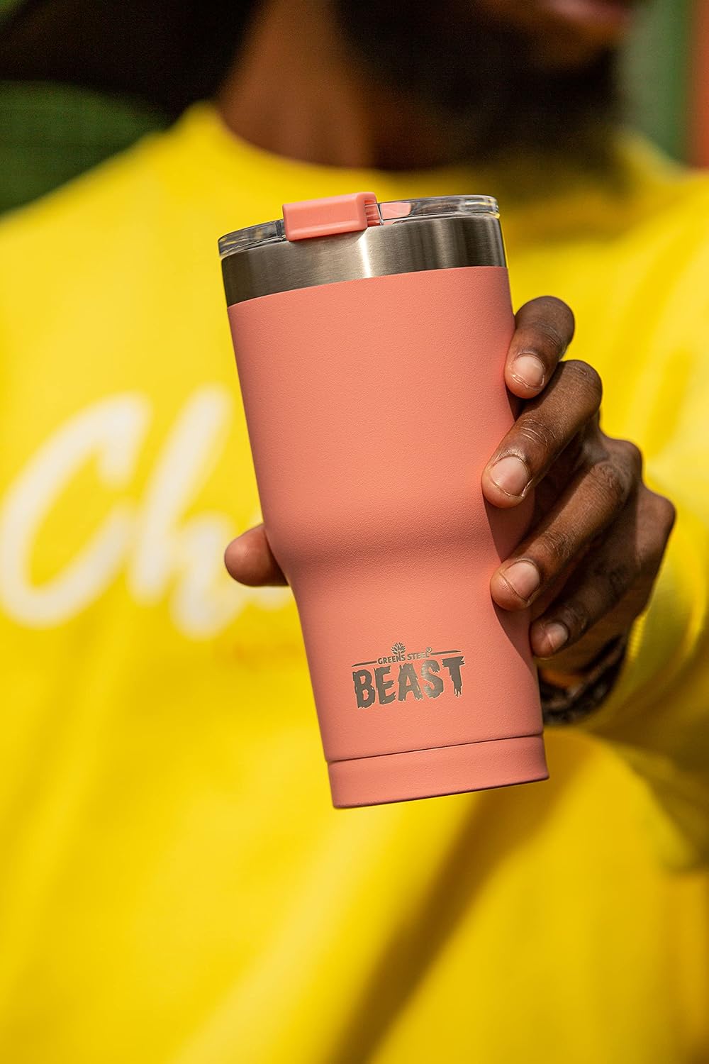 Beast 10 oz Tumbler Stainless Steel Vacuum Insulated Coffee Ice Cup Double Wall Travel Flask (Arctic White)