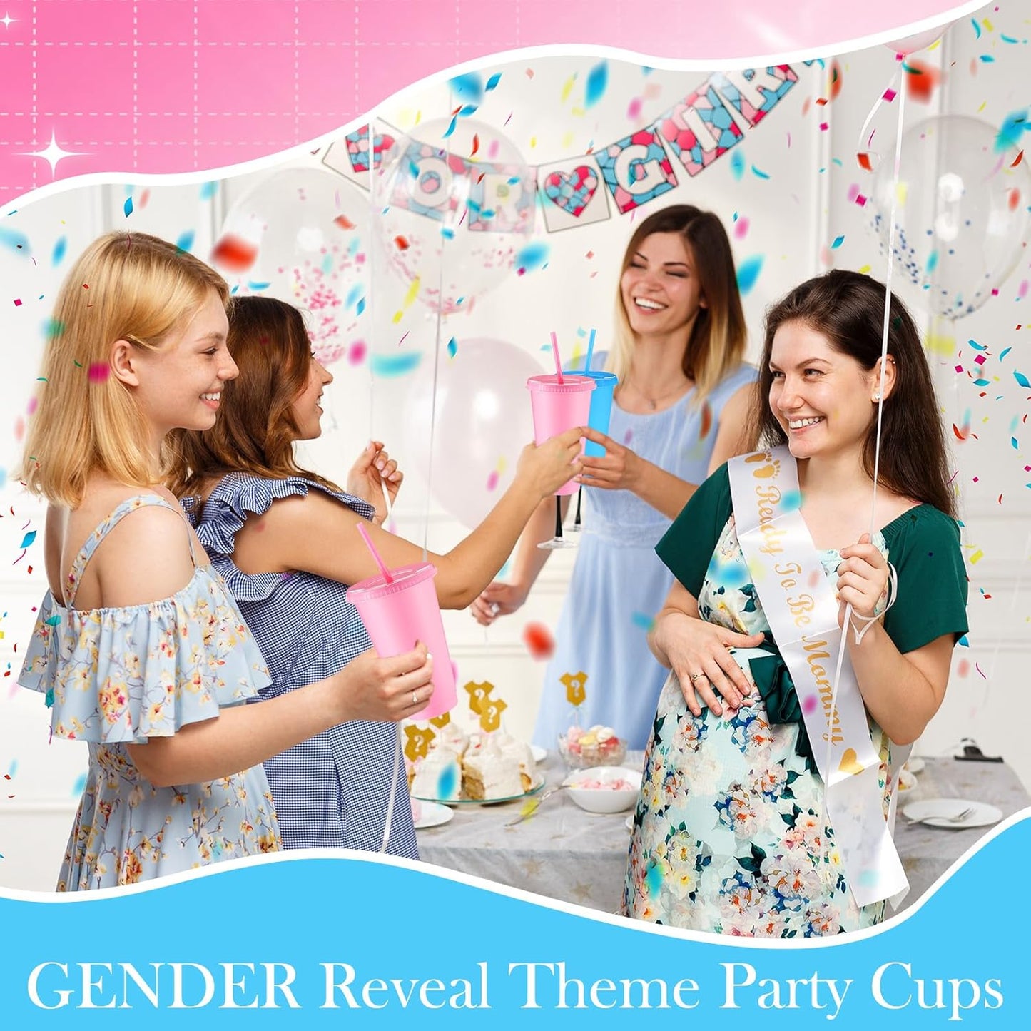 Honeydak 15 Pack Tumbler with Straw and Lid Bulk Cups for Gifts Water Bottle Iced Coffee Travel Mug Cup Reusable Plastic Tumblers for Party Birthdays 24-27 oz (Solid Color)