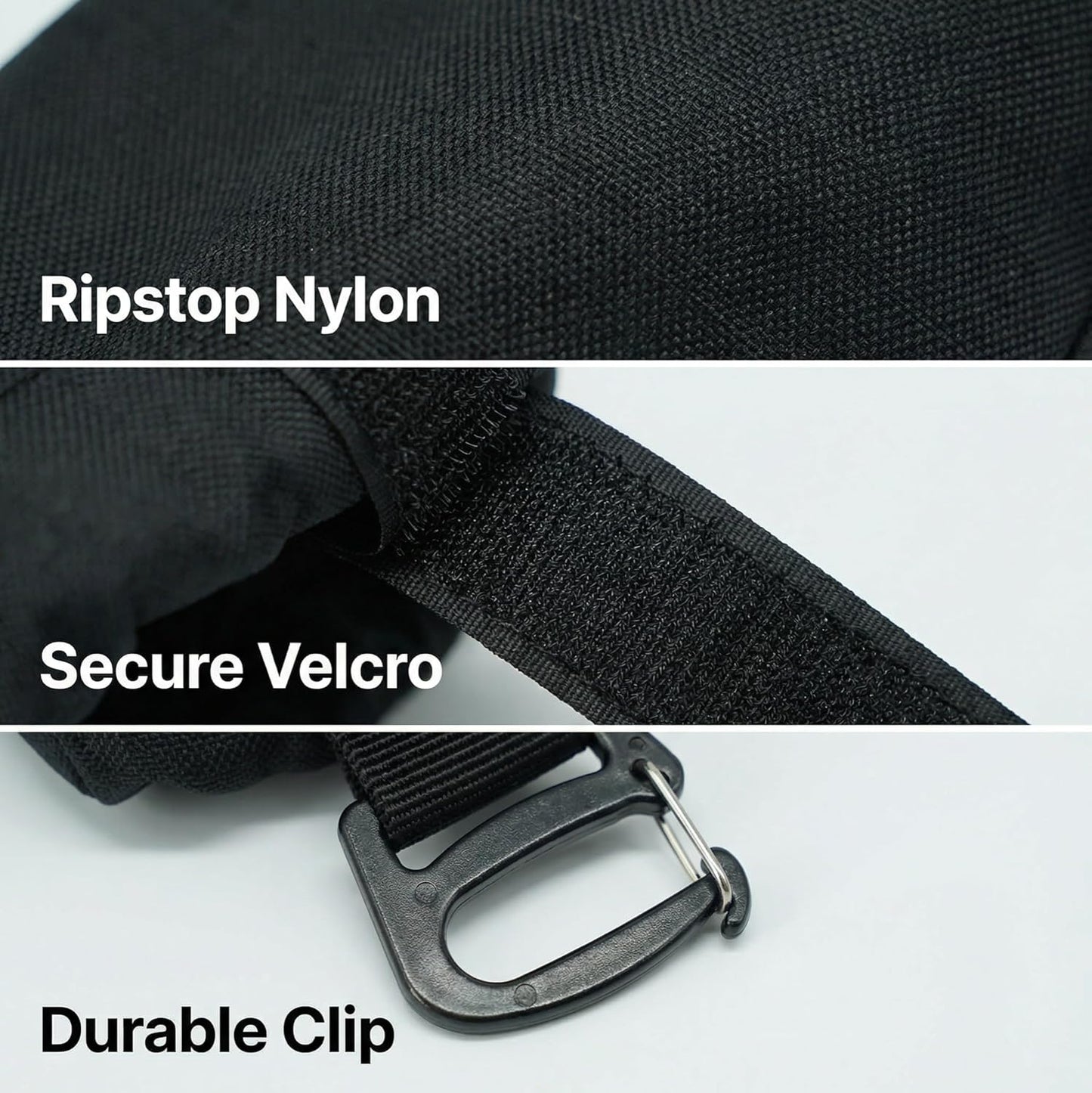 Ultralight Backpack Strap Water Bottle Holder – Front Access, Fits 16–24oz Bottles