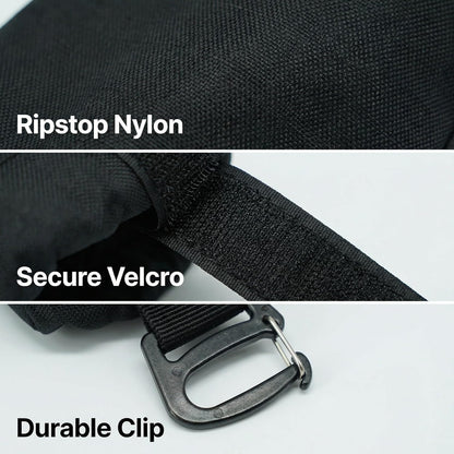 Ultralight Backpack Strap Water Bottle Holder – Front Access, Fits 16–24oz Bottles