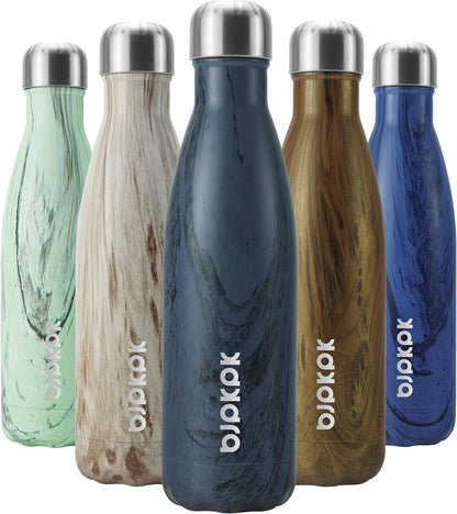 BJPKPK Insulated Water Bottle 12oz Small Stainless Steel Water Bottles Reusable Metal Thermal Keep Cold and Hot,Dreamy Purple - Colors A