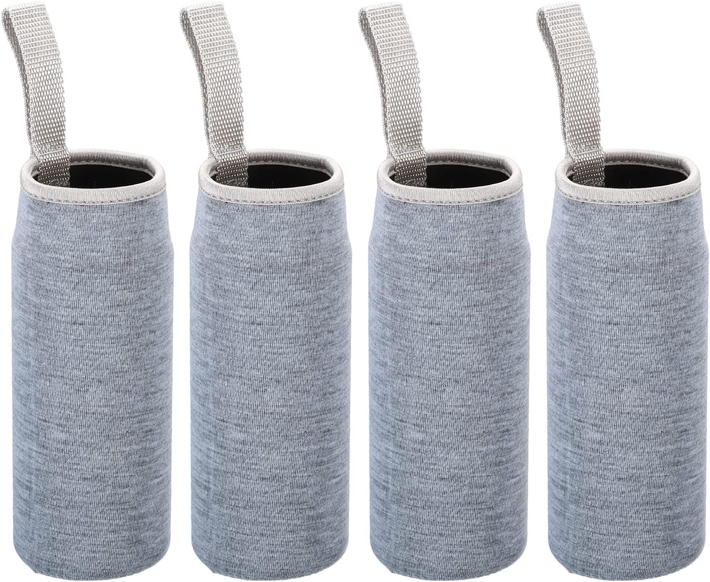 PATIKIL Water Bottle Sleeves, Neoprene Insulated Bottle Bag Holder Carrier Pouch with Finger Strap