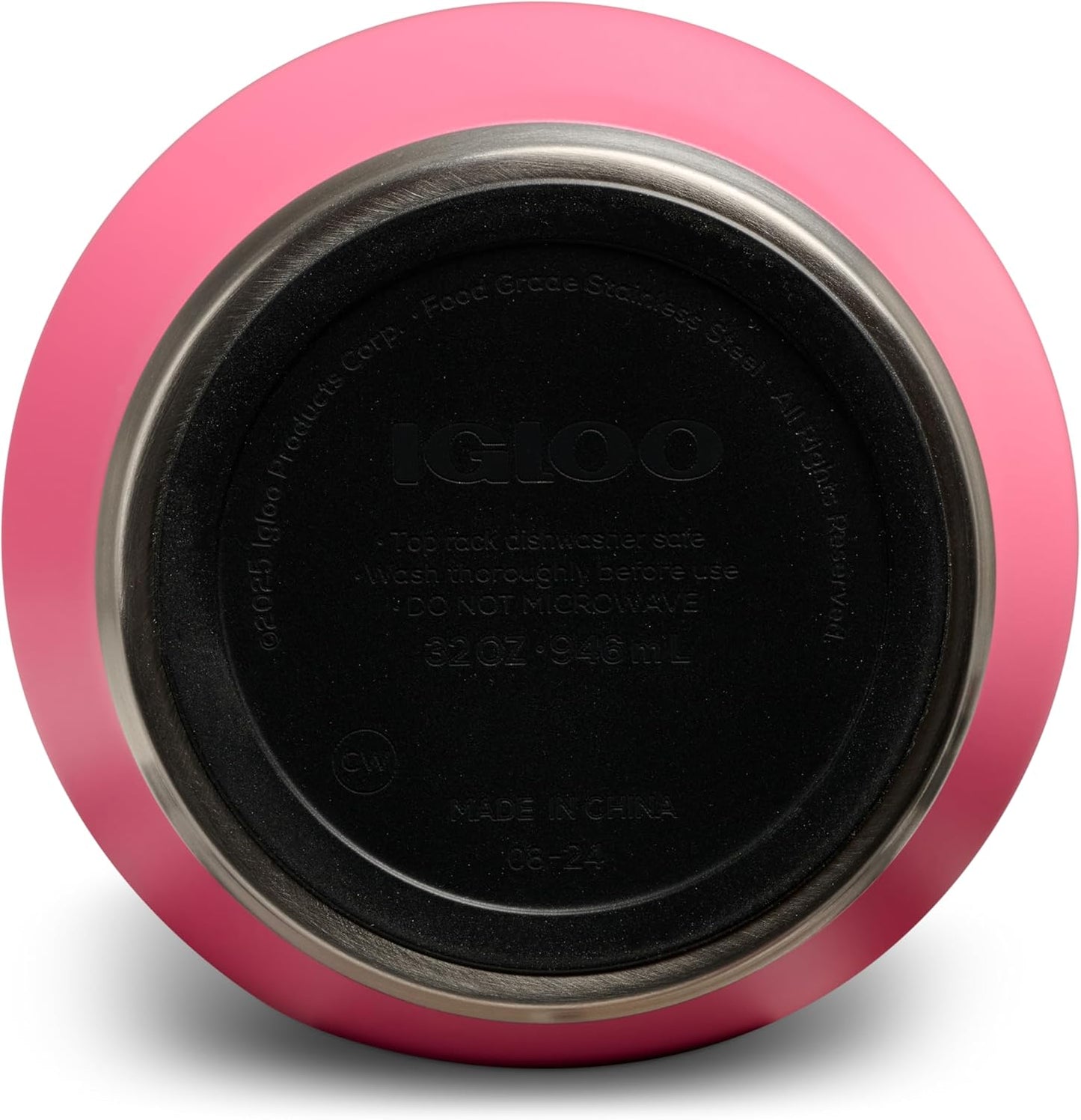 Igloo 20 oz Stainless Steel Tumbler | Sport Sipper Bottle | Thrift Pink
