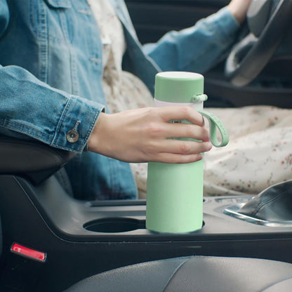 PHILIPS Water Bottle with Filter, Filter Water Bottle Stainless Steel with GoZero Everyday BPA-Free Tap Water Filter, Water Filter Bottle Keep Drink Cold 24 Hours, 1 Filter for 40 gal / 2 Months