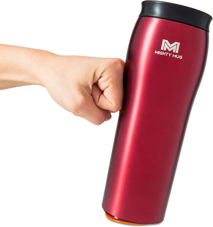 Mighty Mug | The Untippable Mug | Grips When Hit, Lifts for Sips | Insulated Stainless Steel Tumbler | Cupholder Friendly | Gifts for Women Men All | Leakproof | 6 Hour Hot / 24 Cold | 16oz | Teal