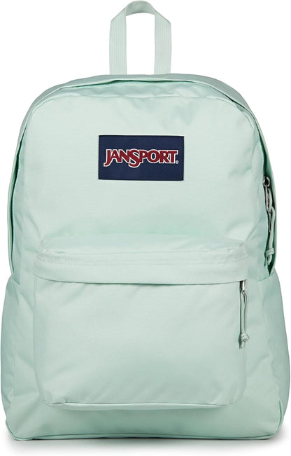 JanSport SuperBreak One Backpacks - Durable, Lightweight Bookbag with 1 Main Compartment, Front Utility Pocket with Built-in Organizer - Premium Backpack, Black - Colors A