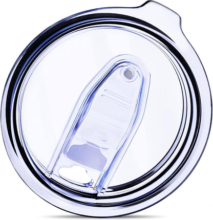 20 & 10 oz Pack of 4 Replacement Lids for Yti Tumblers - 3.3 Inch Diameter - Spill Proof Lids Silicon Sliding Covers, Fits Yti Tumblers, Hydro Flsk, Reusable No Leak Design, Splash Resistant Mug