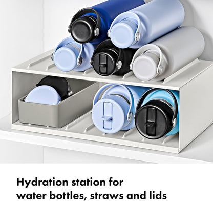 OXO Good Grips Water Bottle Organizer and Accessory Bin, Water Bottle Holder