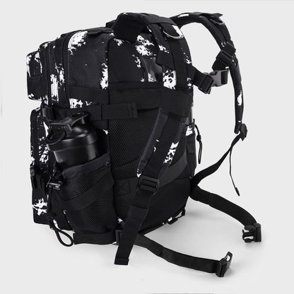 LHI Military Tactical Backpack for Men and Women 45L Army 3 Days Assault Pack Bag Large Rucksack with Molle System - Black - Colors A