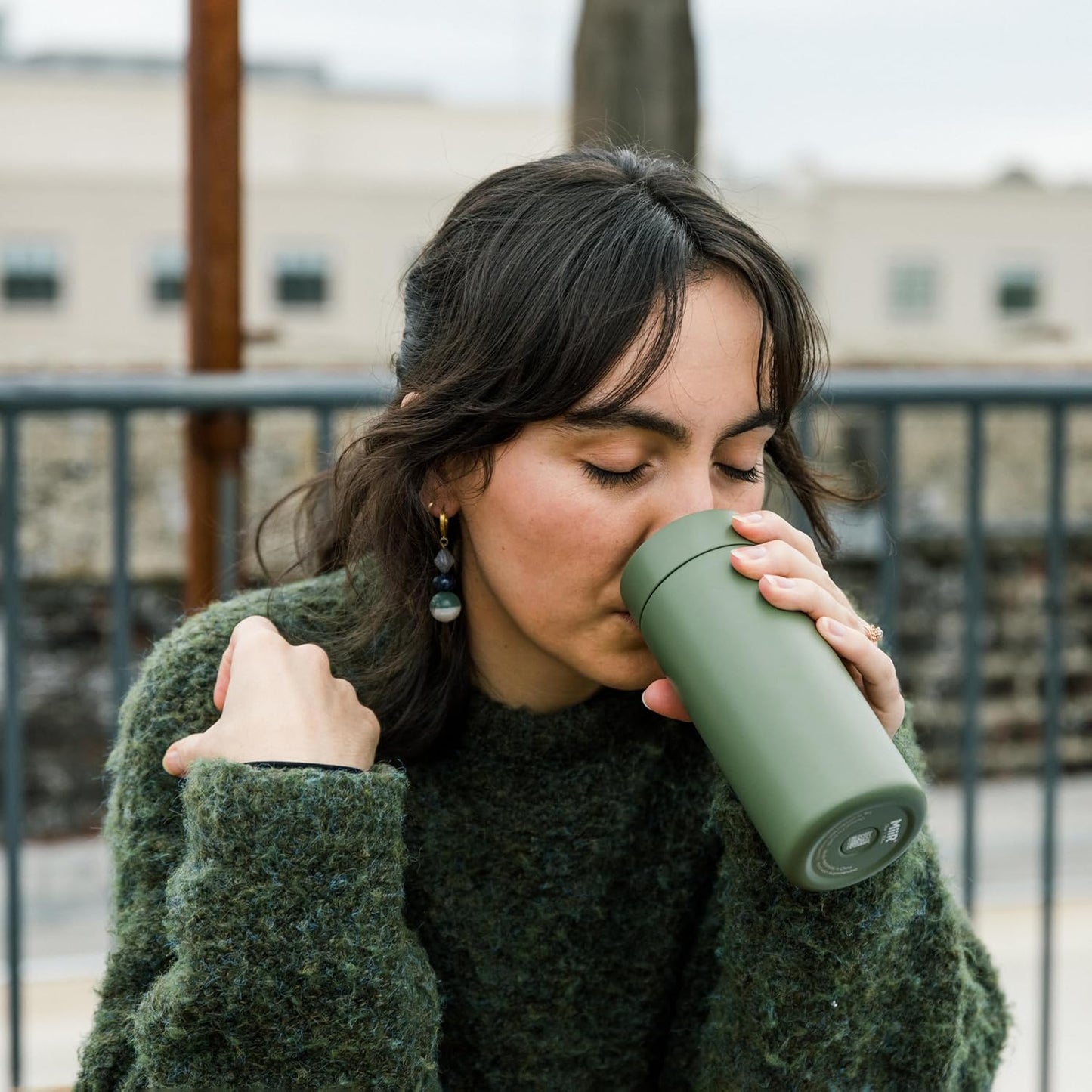 MiiR 360 Traveler, Stainless Steel Double-Wall Vacuum Insulated Tumbler - Leakproof 360 Lid for Easy Sipping on the Go; Perfect for Hot & Cold Drinks