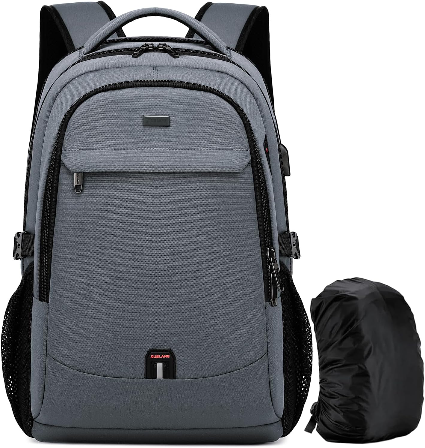 DUSLANG 17 Inch Laptop Backpack for Travel Water Resistant College Backpack for Men/Women Laptop Bag with USB Charging Port,Black - Colors A