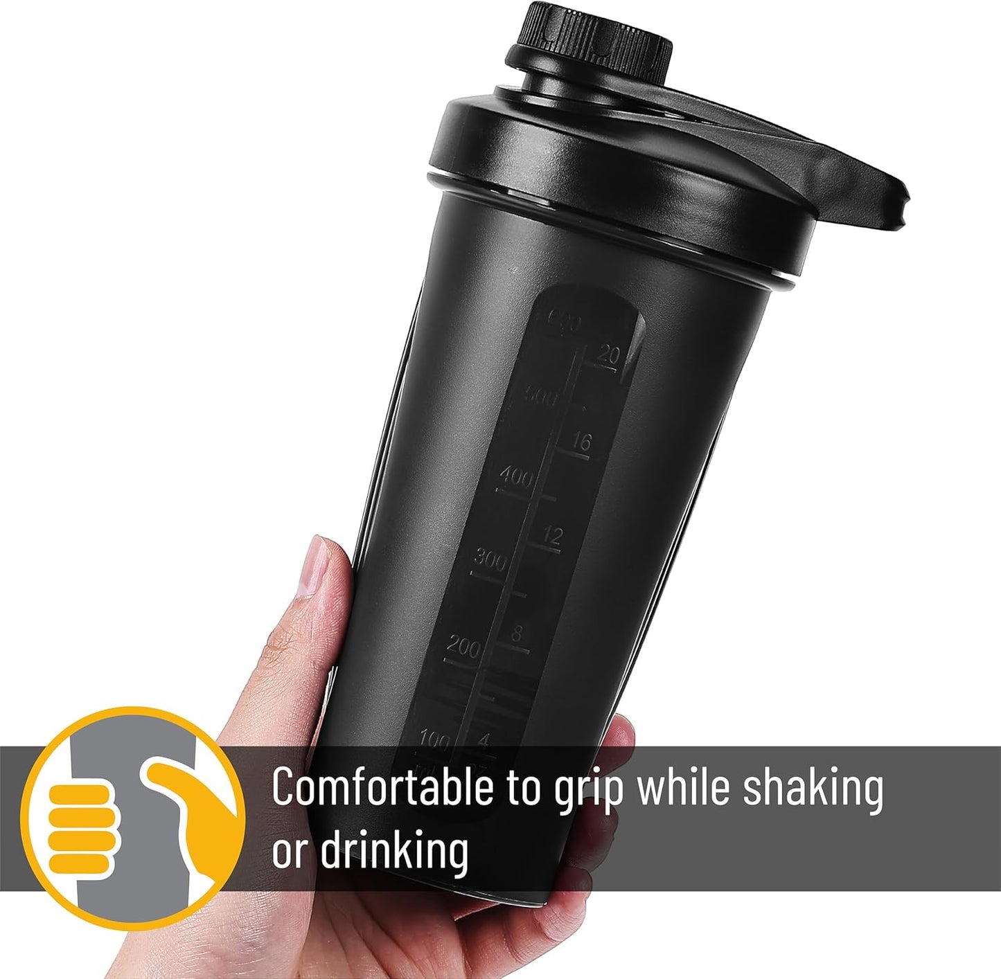 Mr. Pen- Shaker Bottles for Protein Mixes with Twist Cap, 28 oz, Protein Shaker Bottle with Wire Whisk Ball, Shaker Cup, Mixer Bottle