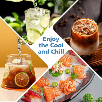 Azyh Ice Cube Trays with Lid, 2 Pack Silicone Ice Cube Trays with Lid-37 Grid, Easy-Release 74 PCS Small Ice Cubes for Iced Coffee Cocktail Whisky Chocolate Soup Food,BPA Free,Durable,Dishwasher Safe